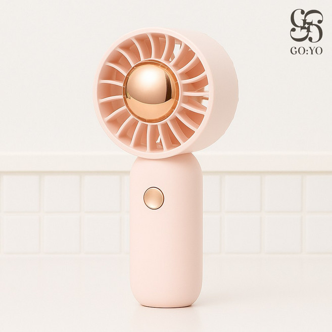 픽템 고요큐티 휴대용 무선 가벼운 손 선풍기 GO:YO Cute, 핑크