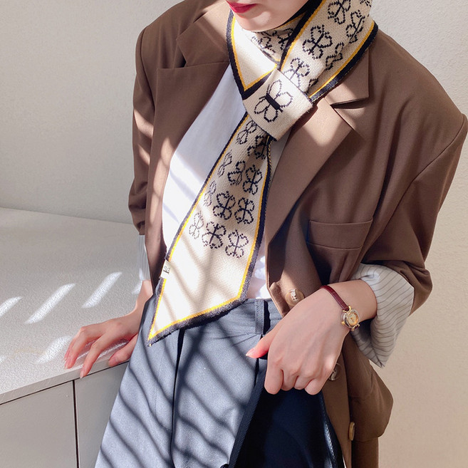 (무료배송)나비 롱 고리 니트 머플러