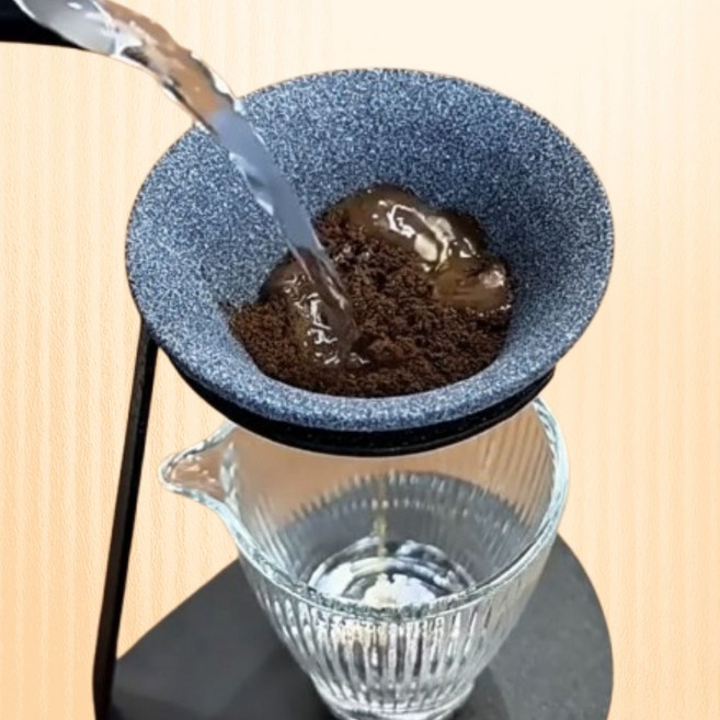 티고 세라믹 커피 드리퍼 필터 드립퍼 홈카페 용품 1~2인용, 1개, 1세트