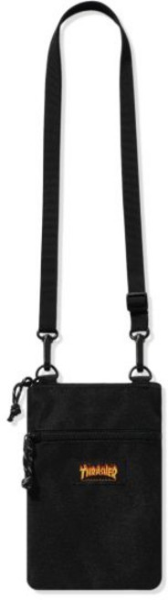 트래셔 THRASHER 숄더 파우치 블랙/레드 176094