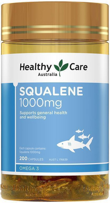 헬시케어 스쿠알렌 1000mg 캡슐, 200정, 1개