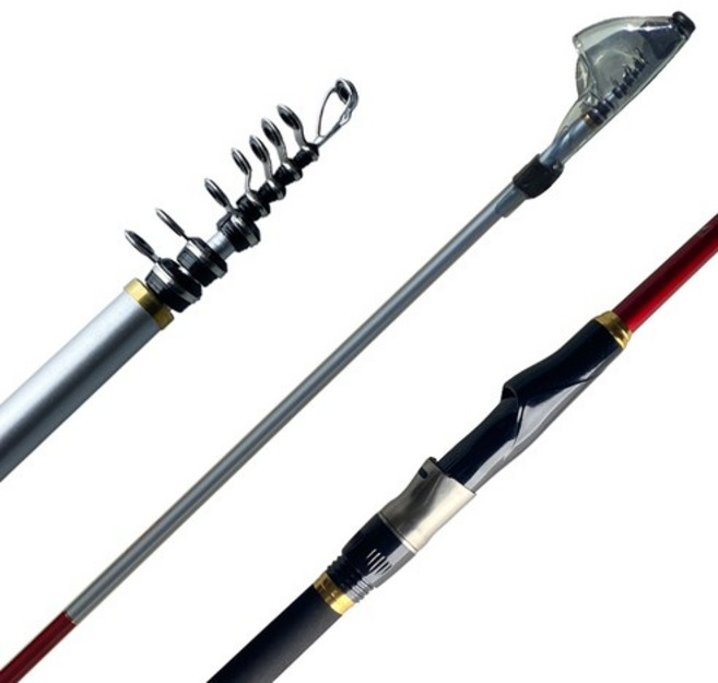 씨케이 / 올라운드 AX 300L / 초경량급 174g / 내만갈치 풀치 볼락 호래기 전갱이 / 안테나 식으로 보관과 휴대가 용의 / 부드러운 초릿대, 실버