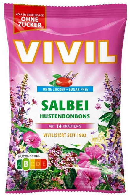 비빌 무설탕 캔디 세이지 120g, 1개