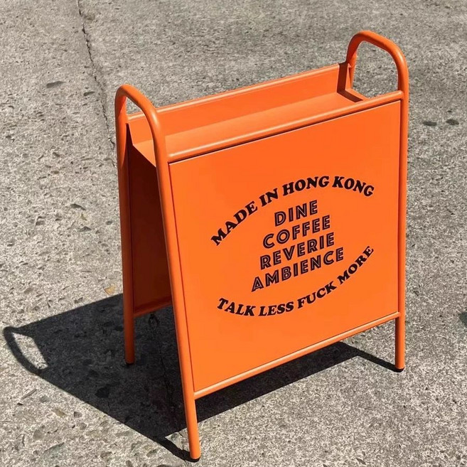 철제 입간판 선반형 스탠드 카페 매장 홍보, 1개