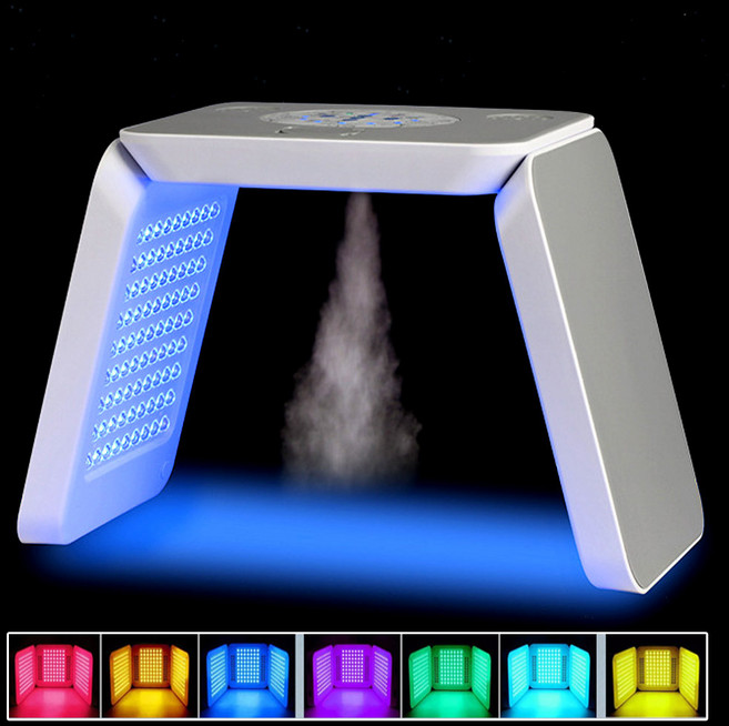 누데이스 7컬러 온열 미스트 LED마스크 LED돔 홈에스테틱 PDT 7mist 싸이클링, 7컬러 온열 미스트 LED마스크 돔 홈에스테틱 PDT