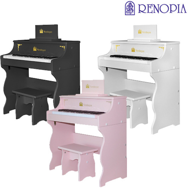 3~5세 인기 상품] 레노피아 어린이피아노 37건반 파스텔 핑크 Vernhoyce VH-37 Pink, 1개