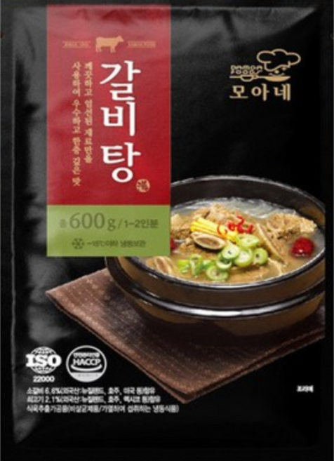 다모아 갈비탕 600g, 3개