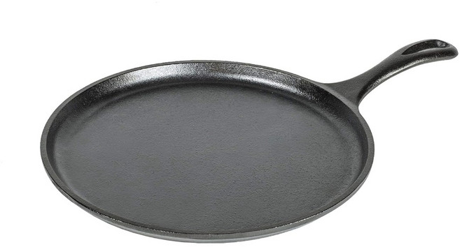 LODGE 롯지 라운드 그리들 무쇠팬 26cm L9OG3, 단일사이즈, 1개