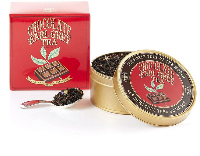TWG 얼그레이 초콜릿 캐비어 틴케이스 Chocolate Earl Grey Tea 100g, 1개