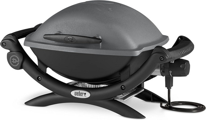 Weber Q1400 휴대용 BBQ 전기 그릴 캠핑용 야외용 아웃도어 차박
