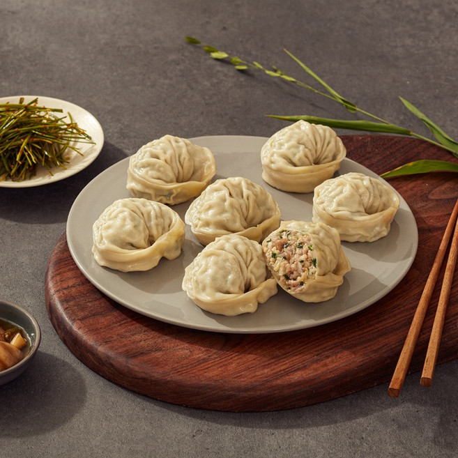 한만두 쫄깃한 육즙왕만두, 7개, 350g