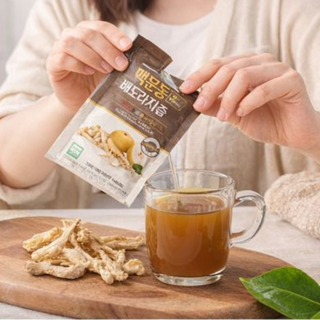 [겨울시즌상품] 국내산 맥문동 배도라지즙 80ml 30포 (실속형) 배즙, 단품