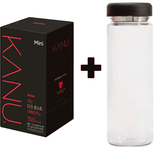 카누 미니 다크 아메리카노 150Tx1개+워터보틀, 1개, 900mg, 1개, 150개입, 900mg