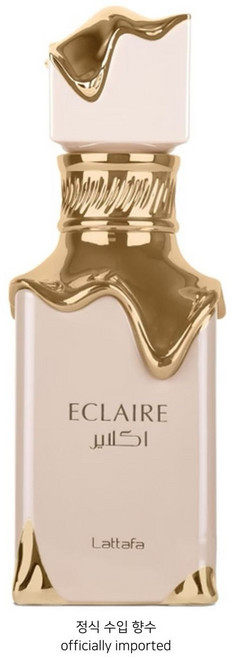 [정식 국내 수입]lattafa Eclaire 라타파 에클레어 유니섹스 공용향수 Sweet Vanilla Lactonic 달콤한 바닐라 크리미한 우유향, 1개, 100ml