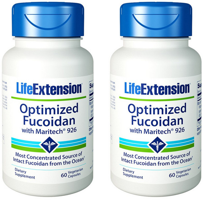 LIFE EXTENSION 優化褐藻醣膠素食膠囊, 60錠, 2個