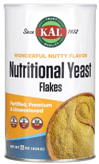 Kal 뉴트리셔널 이스트 플레이크 원더풀 너티, 624g, 1개 - 쿠팡