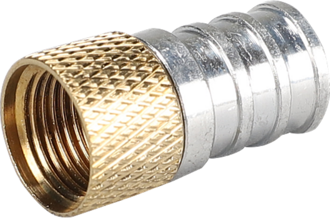 5C FBT 동축케이블 금장 5C 콘넥터 100개들이 한봉지판매(5C-RG6C), 100개