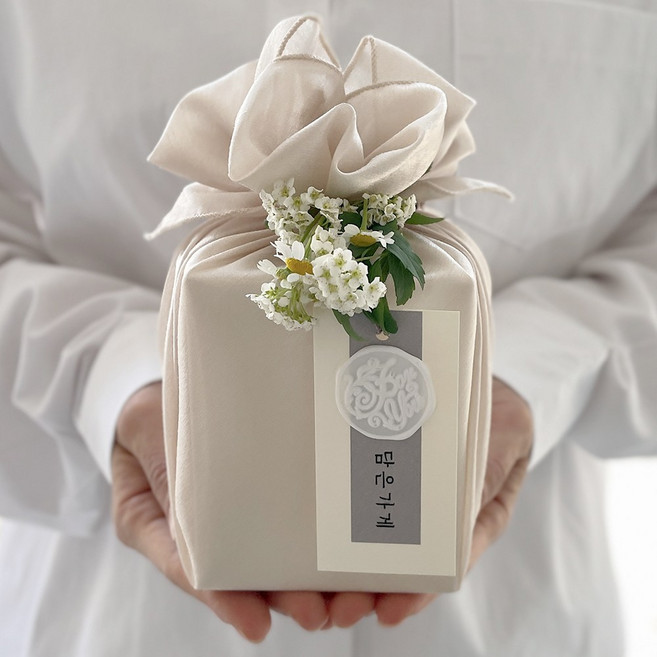 담은가게 고급 견과류 답례품, 꽃매듭, 퍼플, 1개