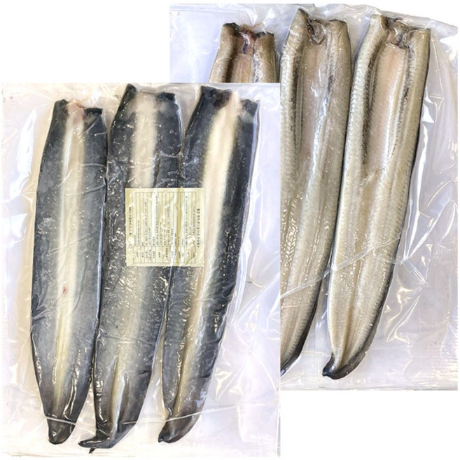 활 민물장어 손질 후 1kg 3미 냉동 필렛 (북미 로스트라타 중국산), 1개