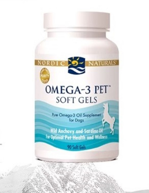 Nordic Naturals Omega-3 Pet 寵物魚油軟膠囊, 90顆, 魚油, 1罐
