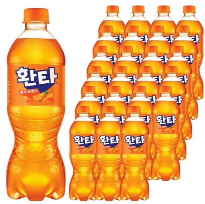 코카콜라 환타오렌지 600MLX72P, 600ml, 72개