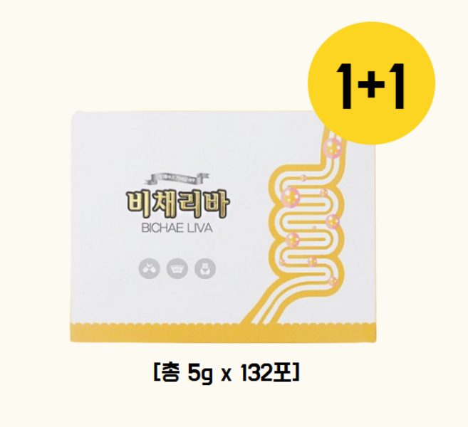 비채리바 66포 1+1, 5g, 132개