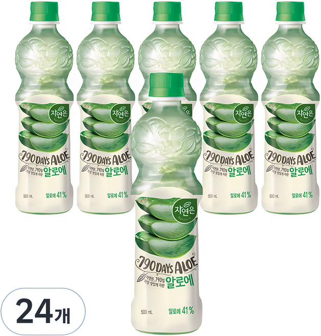 자연은 알로에 주스, 500ml, 24개