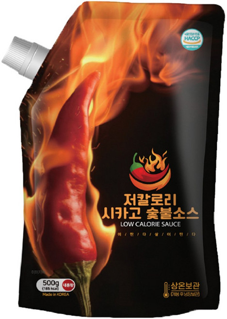 아이엠소스 저칼로리 숯불바베큐치킨소스 매운 다이어트, 500g, 1개