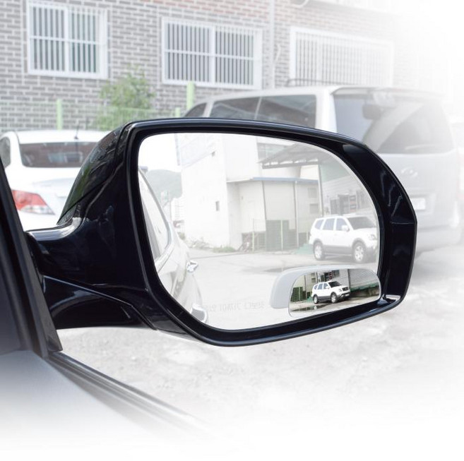 평화자동차 사이드미러 보조거울 각도조절 보조미러, 2개