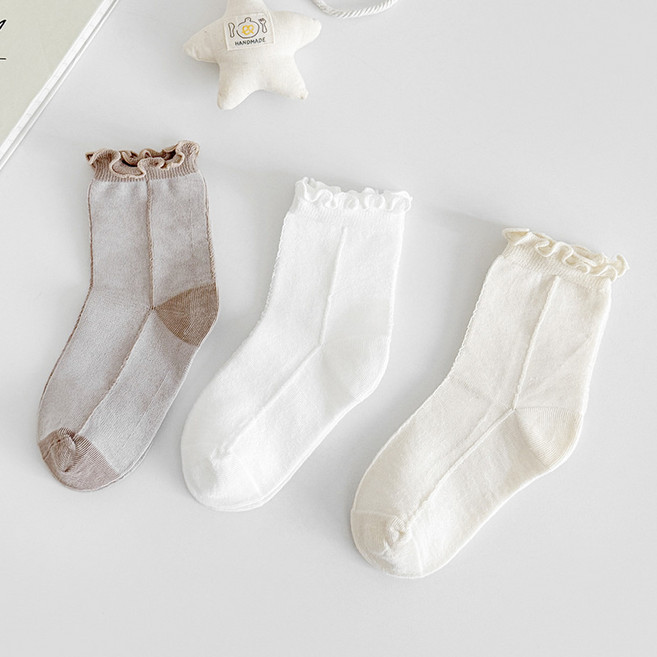 米尼仔兒童襪子2026新款無骨抗菌中小童寶寶襪子防臭男童中筒襪