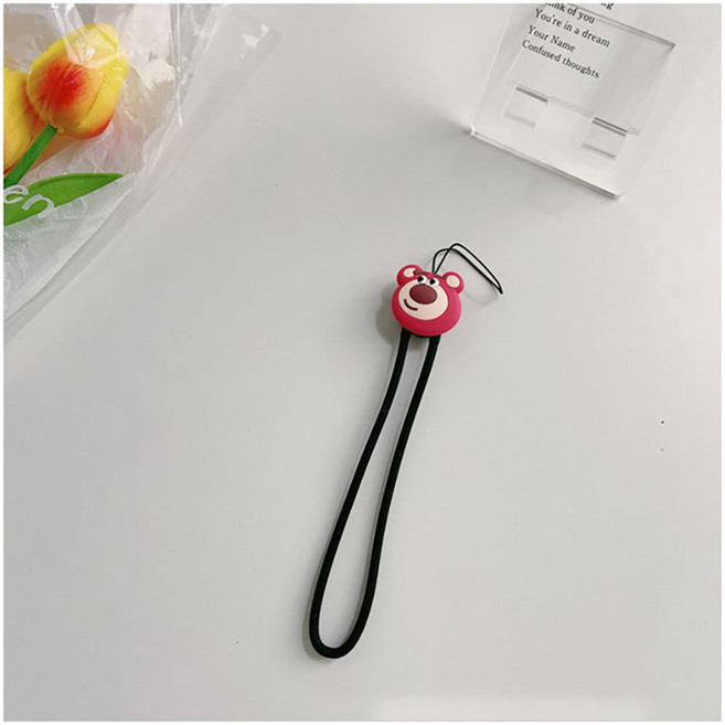 범쓰컴퍼니 캐릭터 손목 핸드폰 실리콘 휴대폰 스트랩 악세사리, 랏쏘, 1개