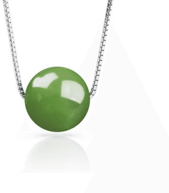 춘천옥 목걸이 옥 천연 프리미엄 디자인 원석 펜던트 경옥 라운드