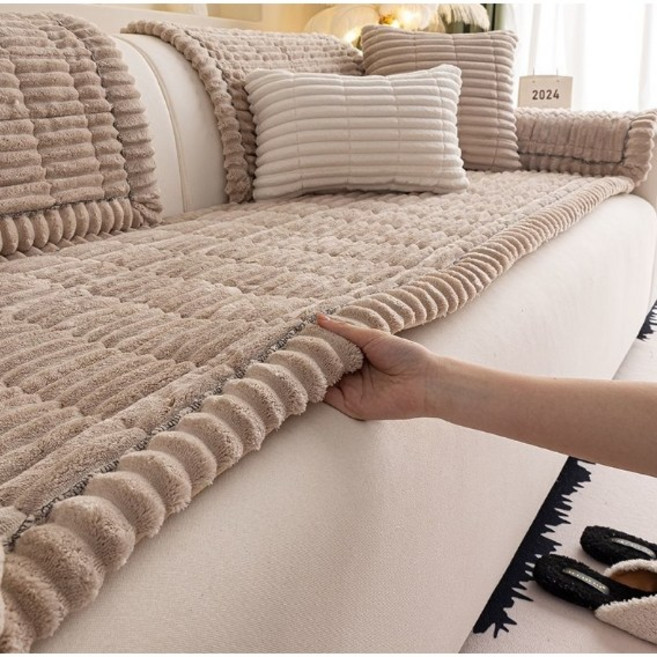 겨울 쇼파패드 미끄럼방지 3인 4인 골덴패트 부드러움 극세사