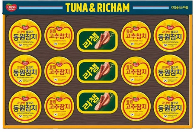 동원 참치선물세트 튜나리챔 K호 + 쇼핑백 5세트