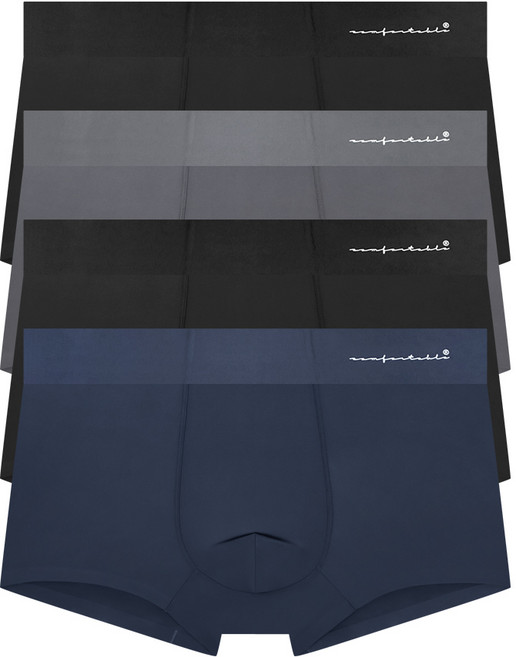 제임스딘 남성 심리스 본딩 드로즈 팬티 4장세트