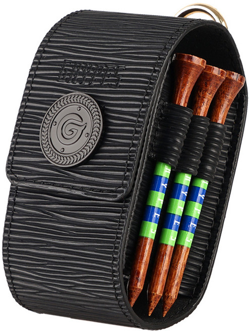 그리피스 골프볼주머니 골프공 주머니 케이스 파우치 볼마커 세트, 시크 블랙, 1개