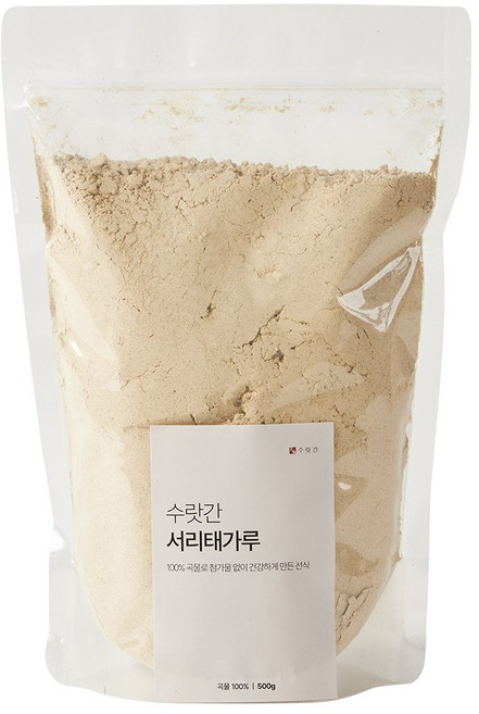 수랏간 태우지 않고 볶은 국산 서리태가루, 2개, 500g