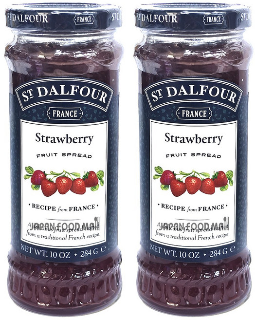 샹달프 과일잼 딸기, 284g, 2개