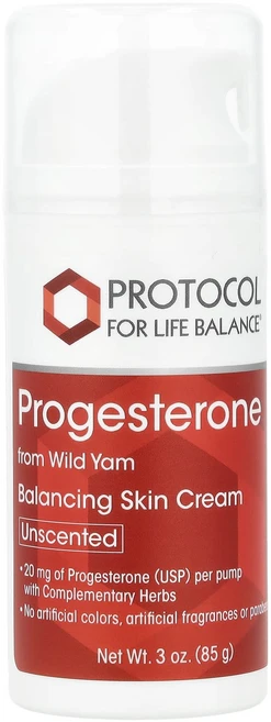 Protocol for Life Balance 천연 프로게스테론 리포소말 스킨 크림 무향 85g(3oz), ProtocolforLifeBalance천연프로게스테론, 85g, 1개 - 쿠팡
