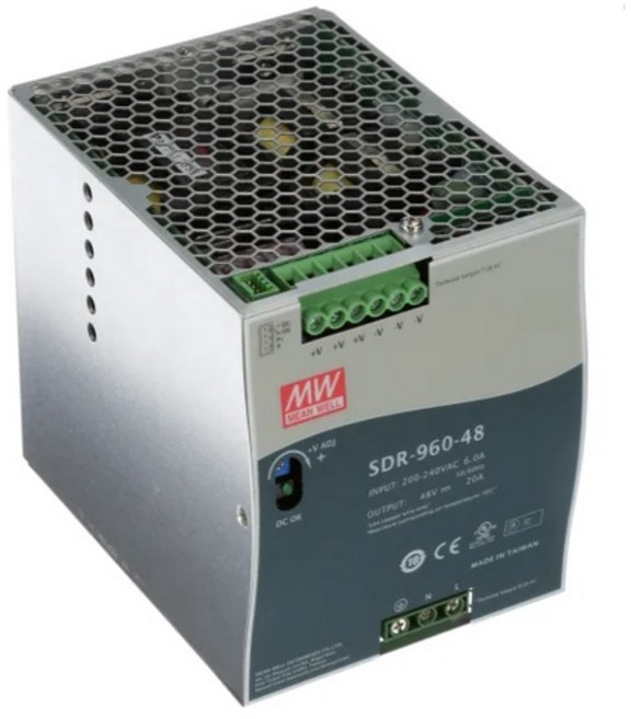 MEAN WELL SDR-960-48 DIN導軌電源 960W 48V 20A AC/DC 電源供應器(含稅), 1個