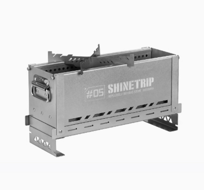 SHINETRIP 05系 二次燃燒爐 露營便攜焚火台, 1個, 二次燃燒爐（送收納包）