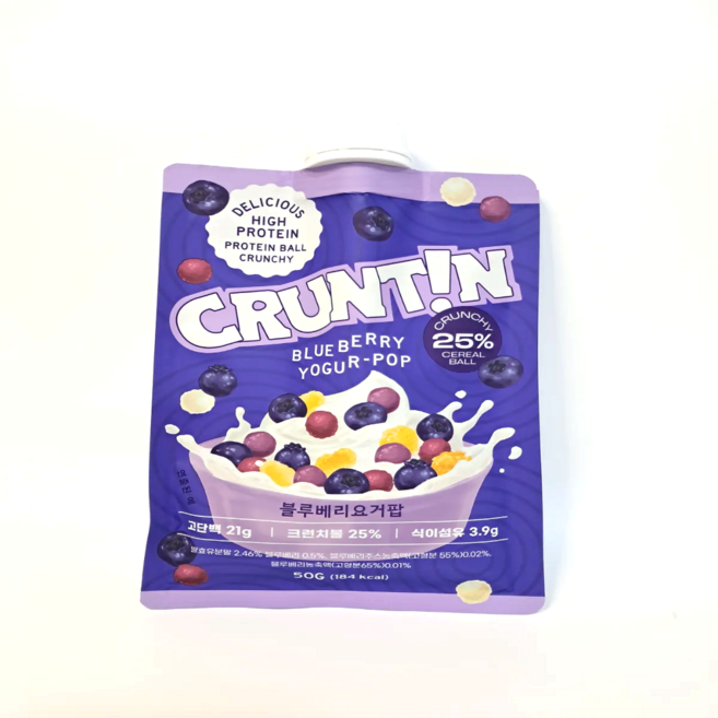 크런틴 단백질쉐이크 블루베리요거팝 5개입, 5개, 50g