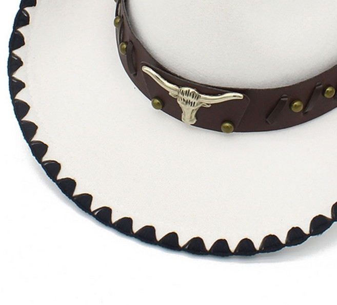 뮤직 페스티벌을 위한 패션 카우보이 모자 성인 남녀 공용 파티 카우걸 모자 큰 브림 여행 모자 할로윈 코스튬 헤드웨어