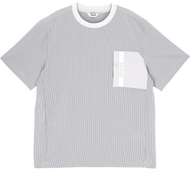 볼빅 남성 골프 서커 라운드 반팔 티셔츠 VMTSP452_OW 3071609