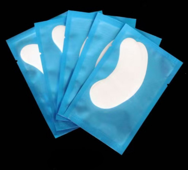 500PCS 속눈썹 연장을 하이드로 겔 젤 아이 패치 아이 패드 속눈썹 패치 메이크업 품질 CNKESS, [04] 500 Pairs blue