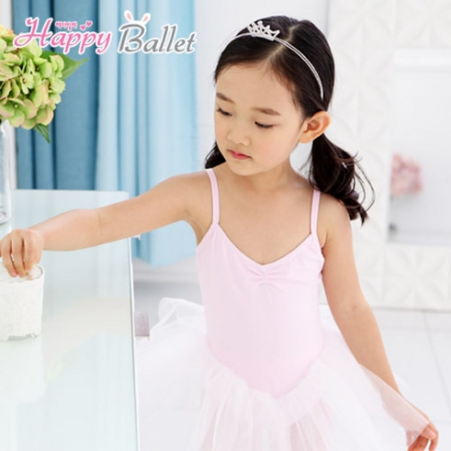 해피발레 여아용 코튼캔디 튜튜발레복 기본구성