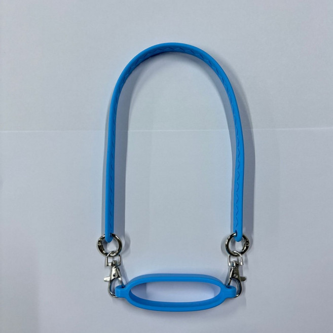 실리콘 텀블러 링 스트랩 손잡이 악세사리 홀더, 1개, 블루