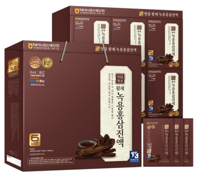 명품황제 녹용 홍삼 진액 즙/차칡뿌리/사철쑥/헛개나무열매추출액, 30개