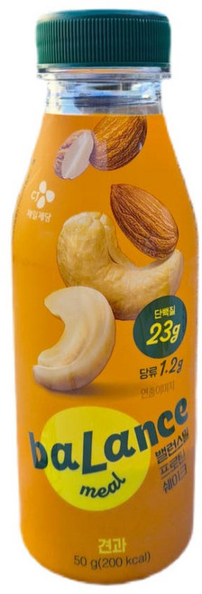 CJ제일제당 밸런스밀 프로틴 쉐이크 견과맛, 12개, 50g