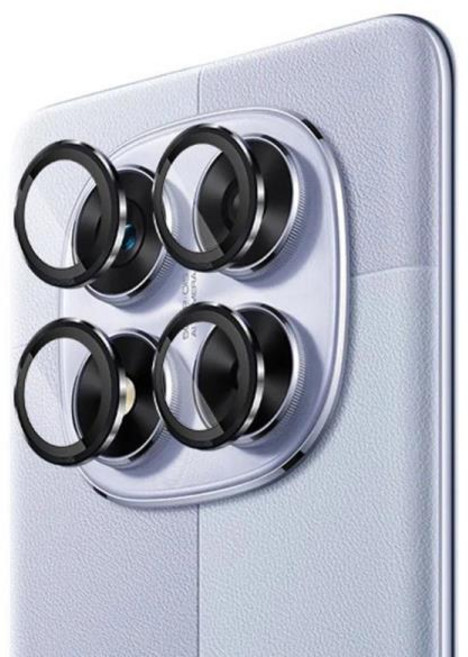 호환 금속 카메라 링 유리 샤오미 호환 레드미 노트 14 프로 카메라 렌즈 보호대 커버 레드미 노트 14 프로, 02 Redmi Note14 Pro 4G, 03 Silver